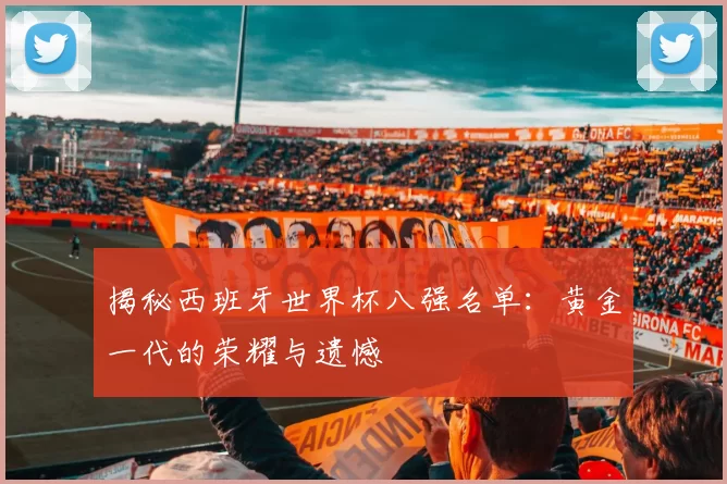 揭秘西班牙世界杯八强名单:黄金一代的荣耀与遗憾
